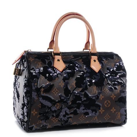 louis vuitton speedy sequin|LOUIS VUITTON Monogram Fleur De Jais Sequins Speedy 30.